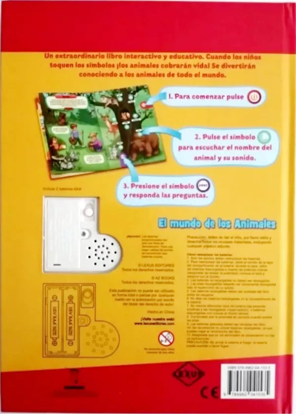 El Mundo De Los Animales Touch It Book