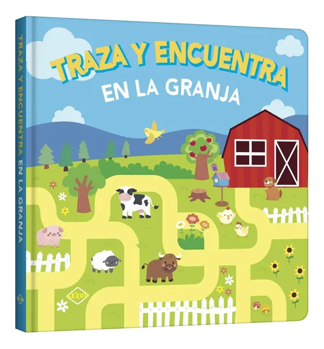 Libro Traza Y Encuentra - En La Granja