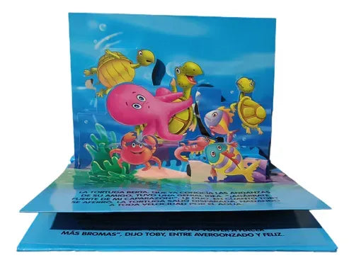 Libro Un Pulpo En Apuros (aventuras Animales Pop-up)