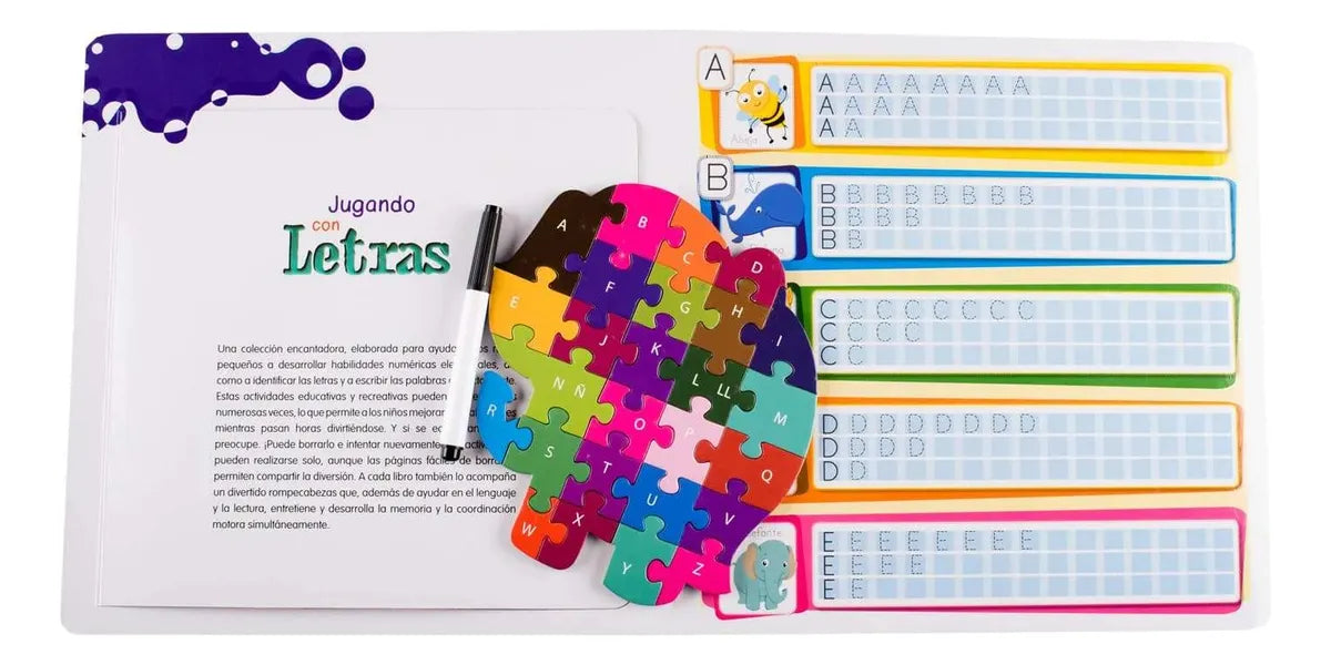 Jugando Con Las Letras + Plumon