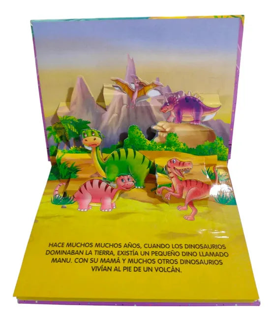 Libro Aventuras Animales Un Dino Asustado