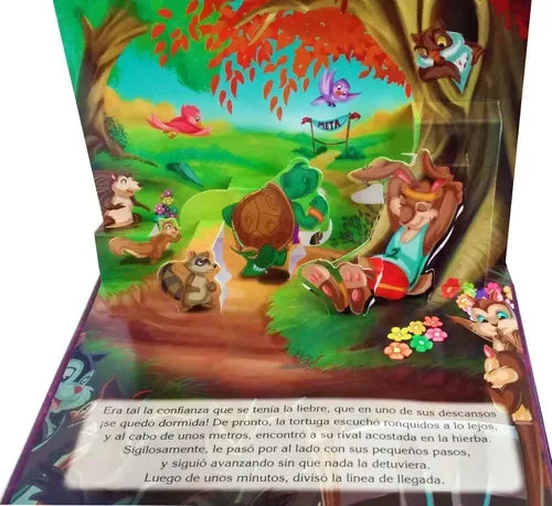 Libro Mis Fábulas Clásicas En 3d La Liebre Y La Tortuga
