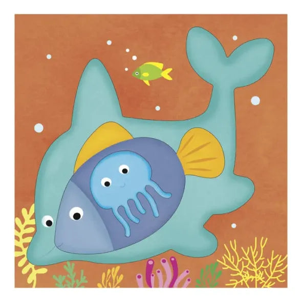 Libro Animales Marinos Mi Arte Con Stencils Pop Out