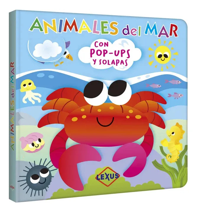 Libro Animales Del Mar Con Pop-ups Y Solapas