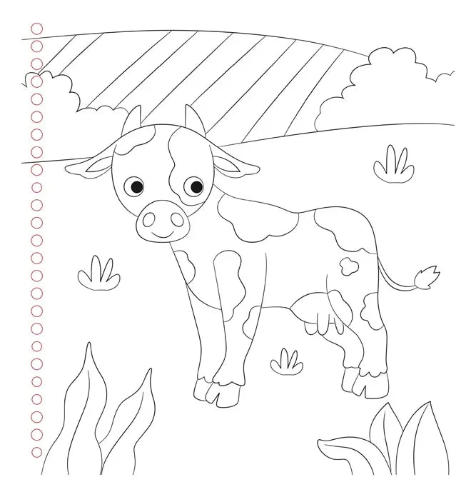 Libro Tiempo En La Granja Libro Para Dibujar Y Colorear
