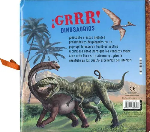Libro Pop-up ¡grrr! Dinosaurio