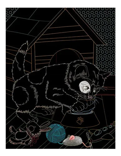 Libro Mascotas Colección Raspar Y Colorear