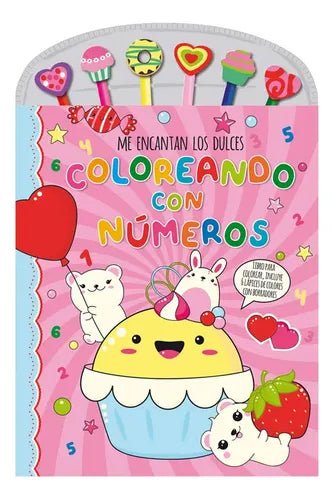 Pack De 4 Libros Para Colorear Con Lápices Temáticos