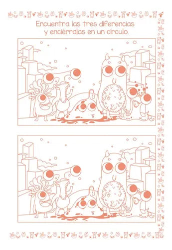 Libro 333 Actividades De Monstruos