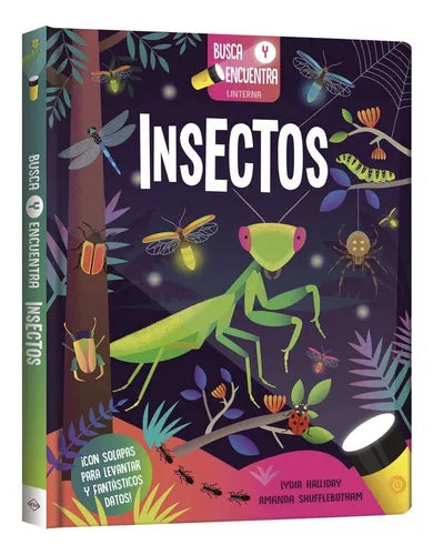 Libro Insectos Busca Y Encuentra Con Linterna