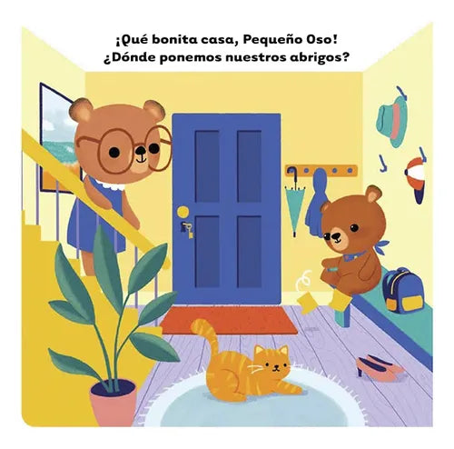 Libro En La Casa Pequeño Oso, Primeras Palabras