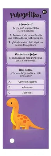 Libro Abanico Diverti Mente Dinosaurios