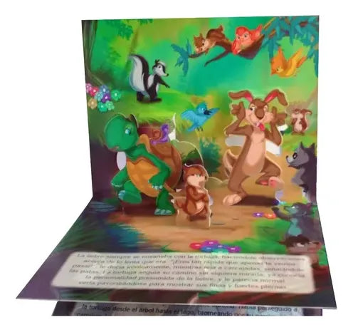 Libro Mis Fábulas Clásicas En 3d La Liebre Y La Tortuga