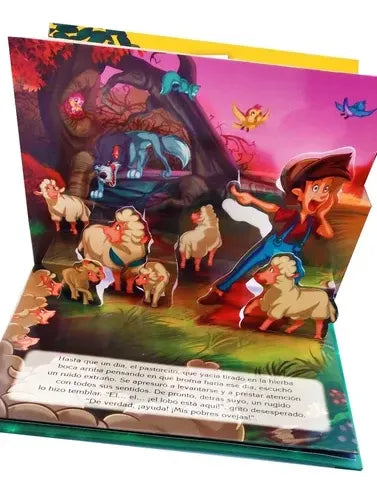 Libro Mis Fábulas Clásicas En 3d El Pastor Embustero