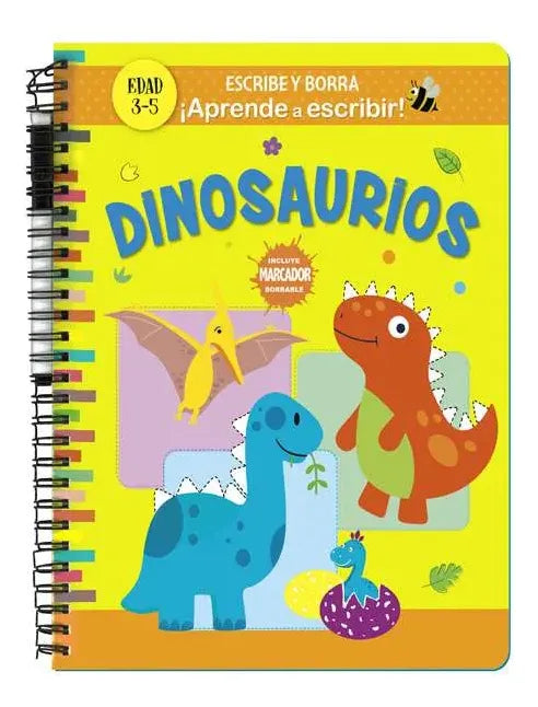Libro Escribe Y Borra Dinosaurios