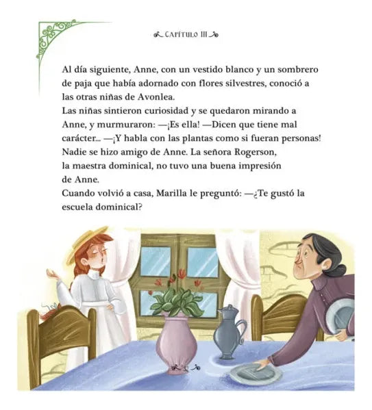 Libro Anne De Green Gables Clásicos Juveniles