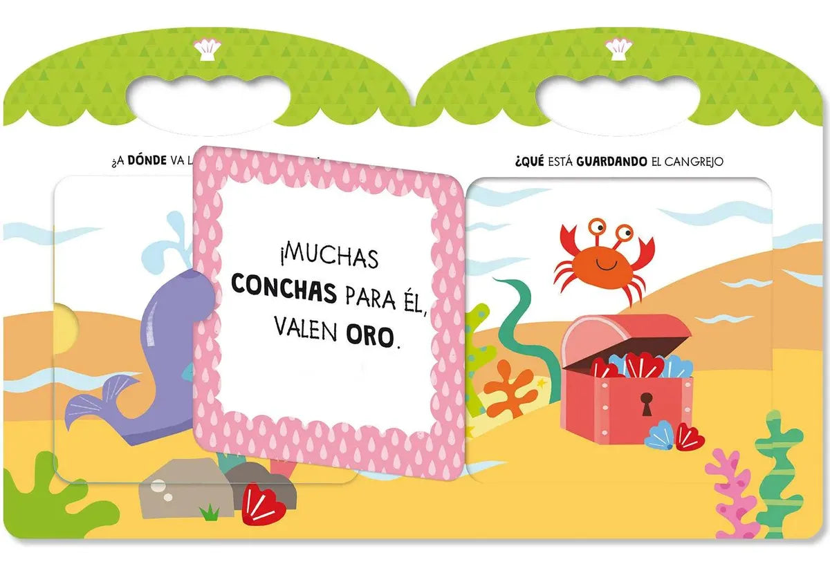 Libro Sorpresas En El Mar Con Divertidas Pestañas