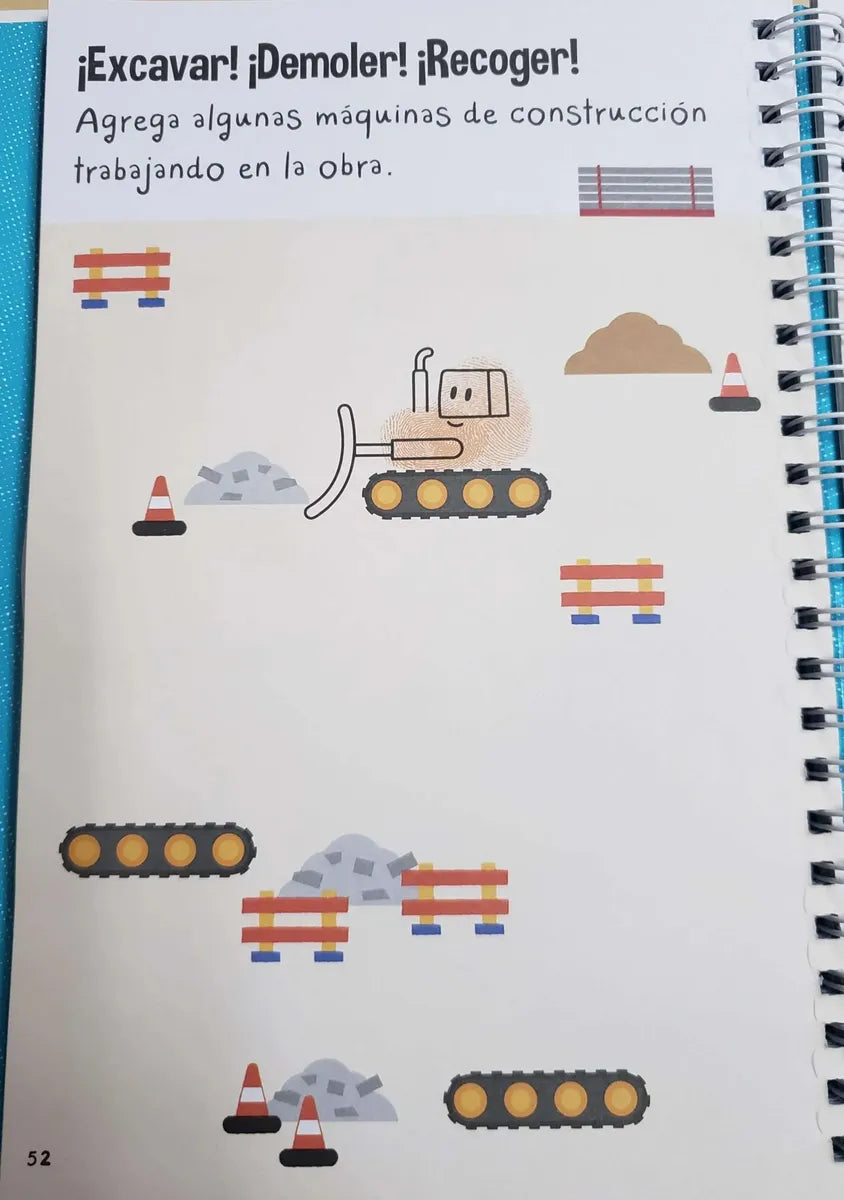 Libro Transporte Pinta Con Huellas