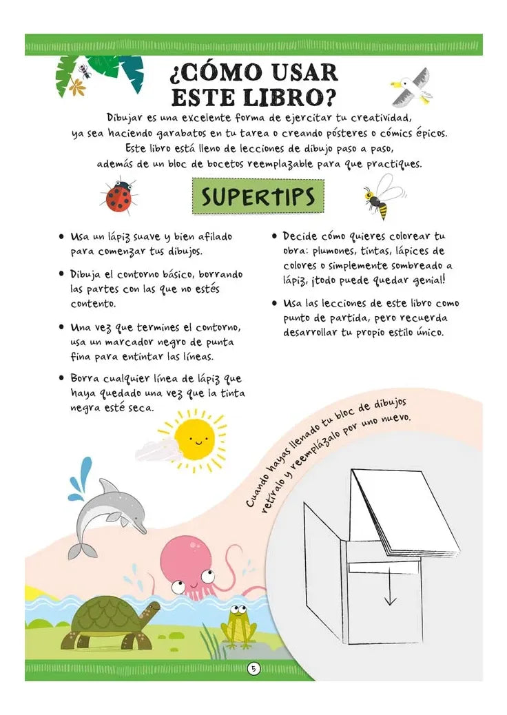 Libro Cómo Dibujar Animales