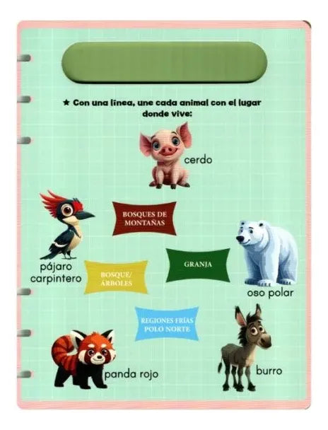 Libro Escribe Y Borra Animales