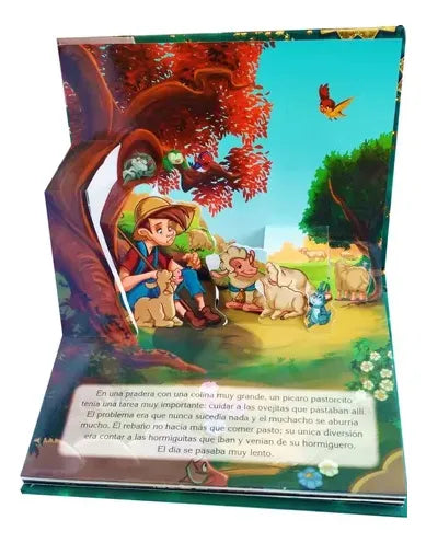 Libro Mis Fábulas Clásicas En 3d El Pastor Embustero