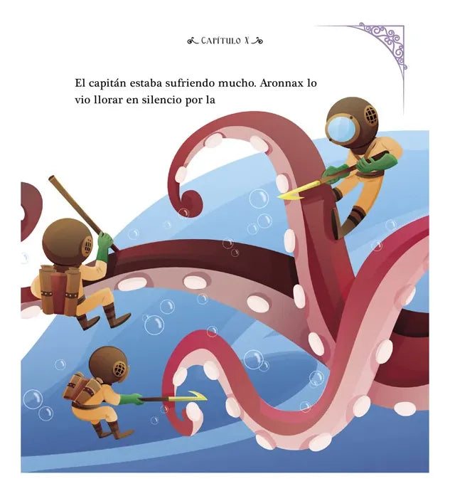 Libro Veinte Mil Leguas De Viaje Submarino Clásicos