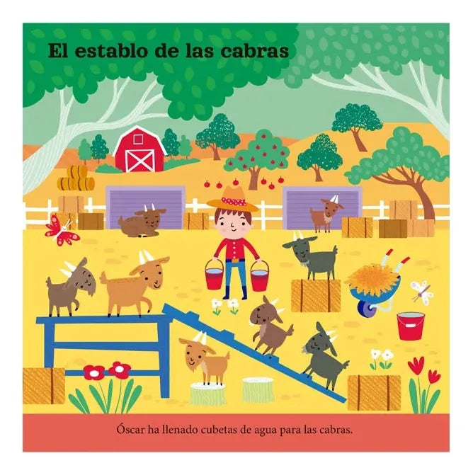 Libro Piezas De Juego Granja
