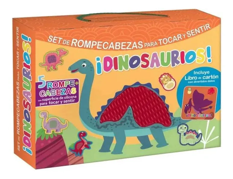 Libro ¡dinosaurios! Rompecabezas Para Tocar Y Sentir