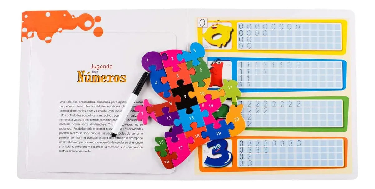 Libro Jugando Con Los Numeros + Plumon