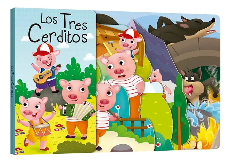 Libro Los Tres Cerditos Troquelado