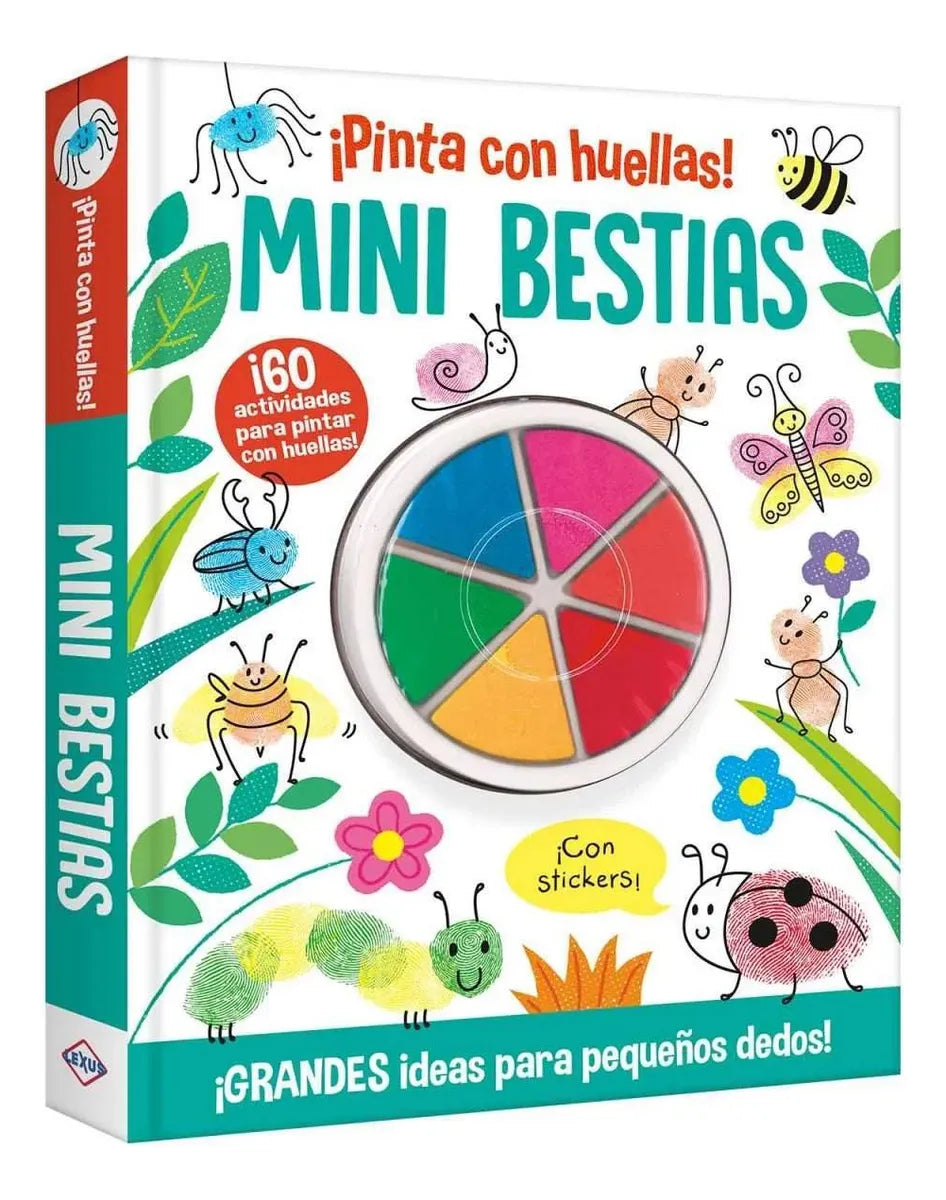 Libro Mini Bestias Pinta Con Huellas