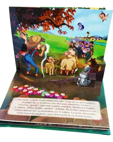 Libro Mis Fábulas Clásicas En 3d El Pastor Embustero