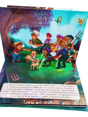 Libro Mis Fábulas Clásicas En 3d El Pastor Embustero
