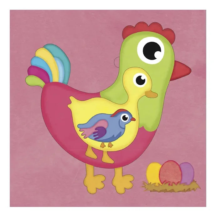 Libro Animales De La Granja Mi Arte Con Stencils Pop Out