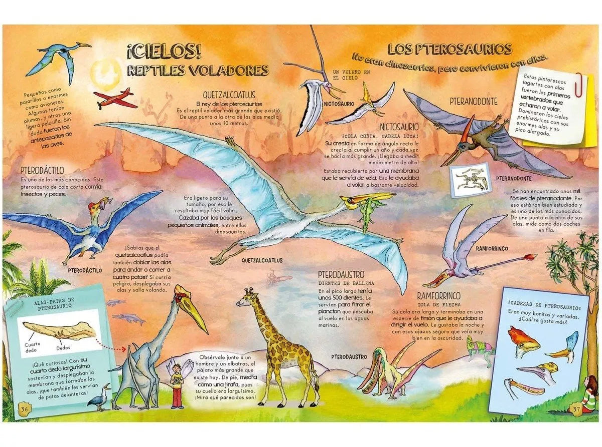 Libro infantil La Vida de los Dinosaurios