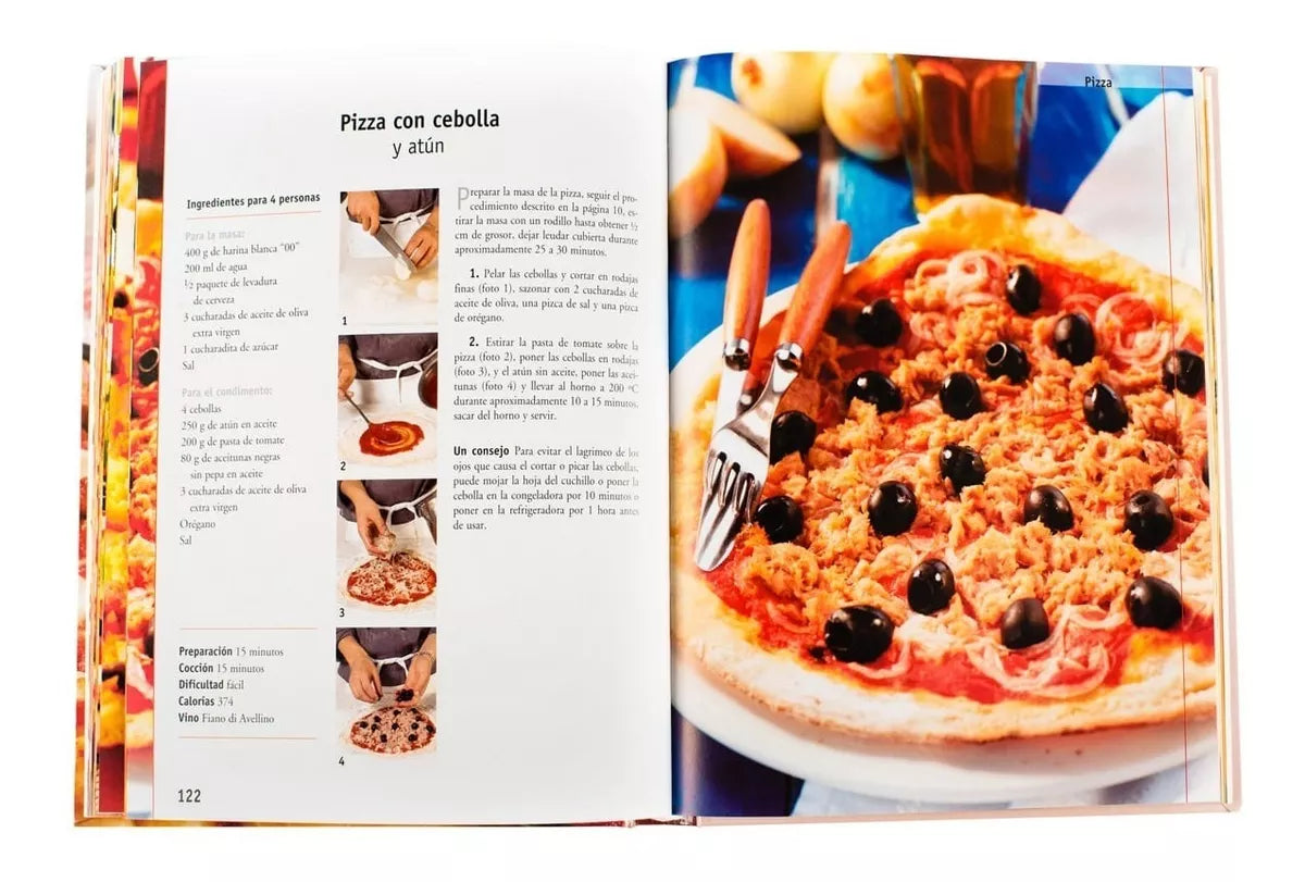 Libro Pizzas y Panes ideas para pizzas piadinas y panes