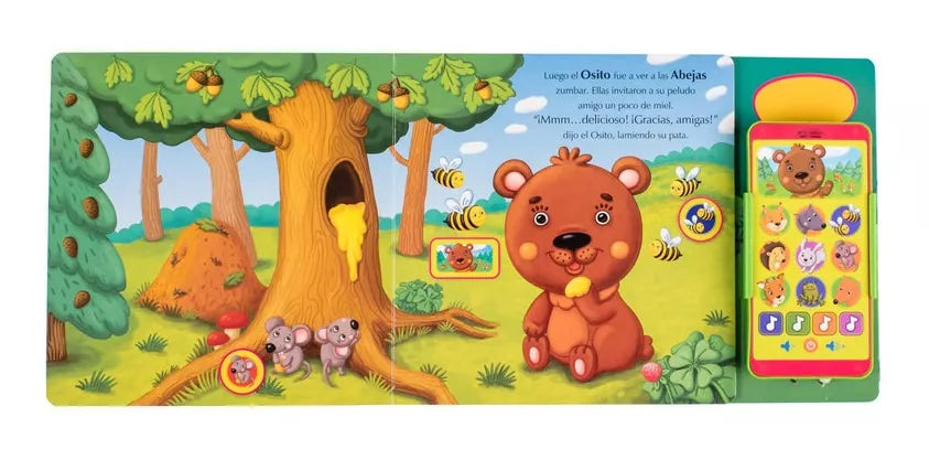 Libro Amigos del Bosque Baby Smartphone Con Sonido