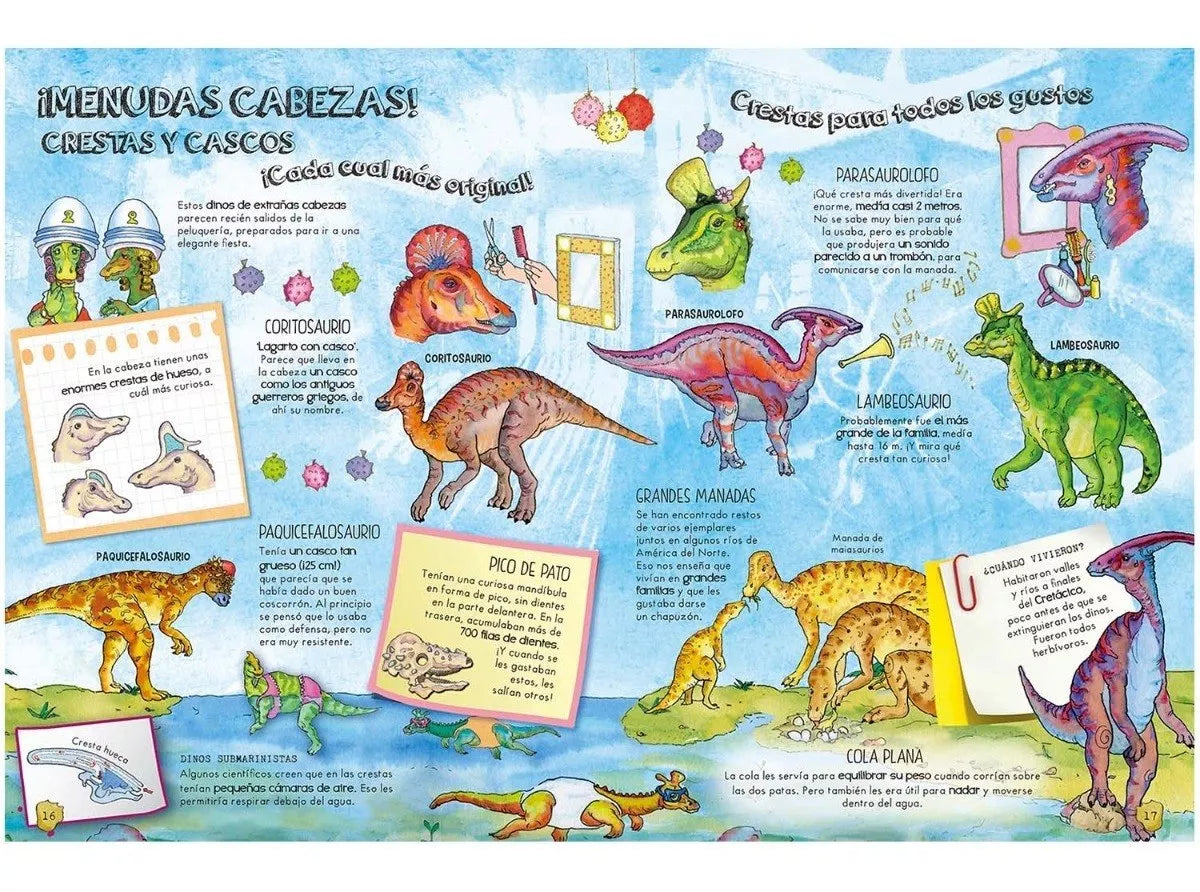 Libro infantil La Vida de los Dinosaurios