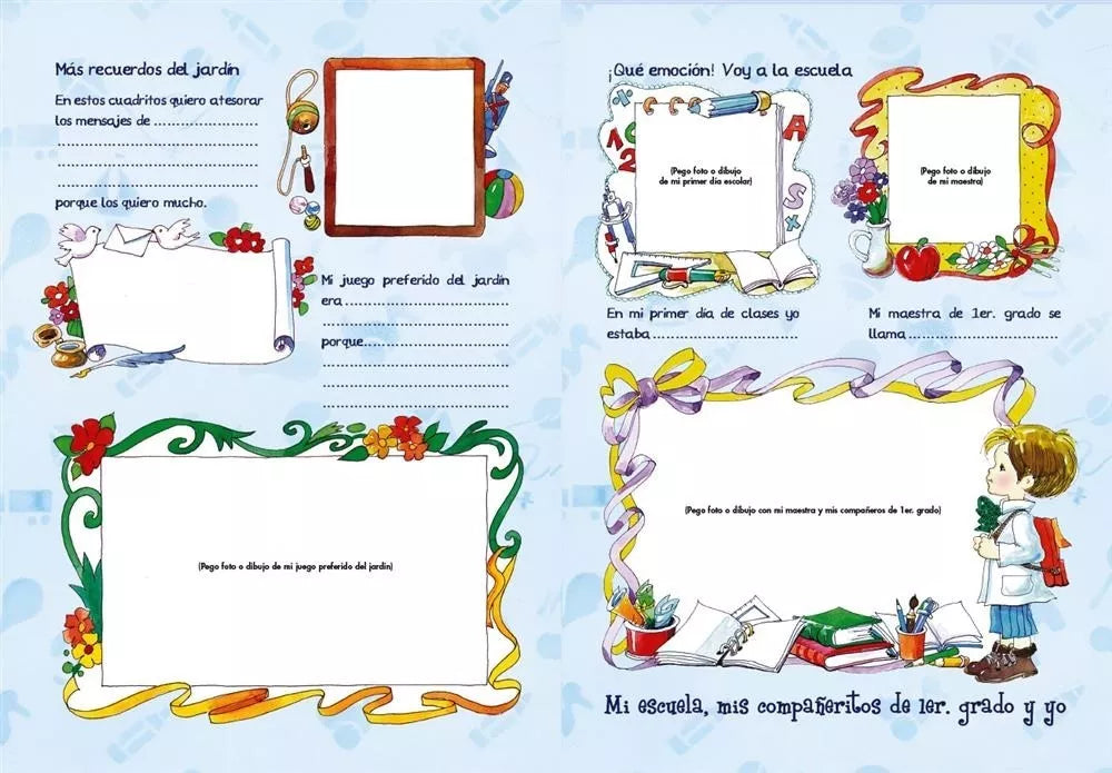 Libro Álbum Para El Bebe Huellitas