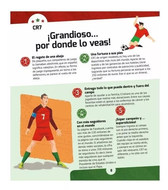 Libro 30 Jugadores de Fútbol que Hicieron Historia