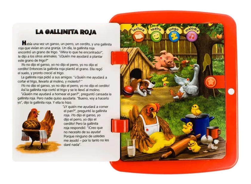 CUENTOS DE HADAS PANTALLA INTERACTIVA Y SONIDOS