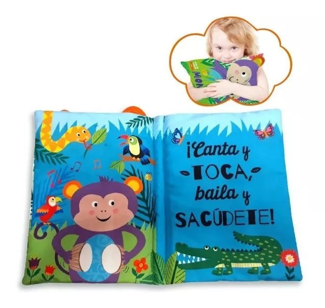 Libro Tela Hora De Cantar Con Mono