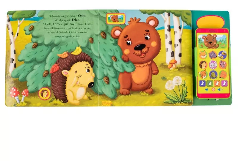 Libro Amigos del Bosque Baby Smartphone Con Sonido