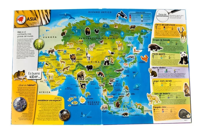 Atlas De Los Animales Del Mundo