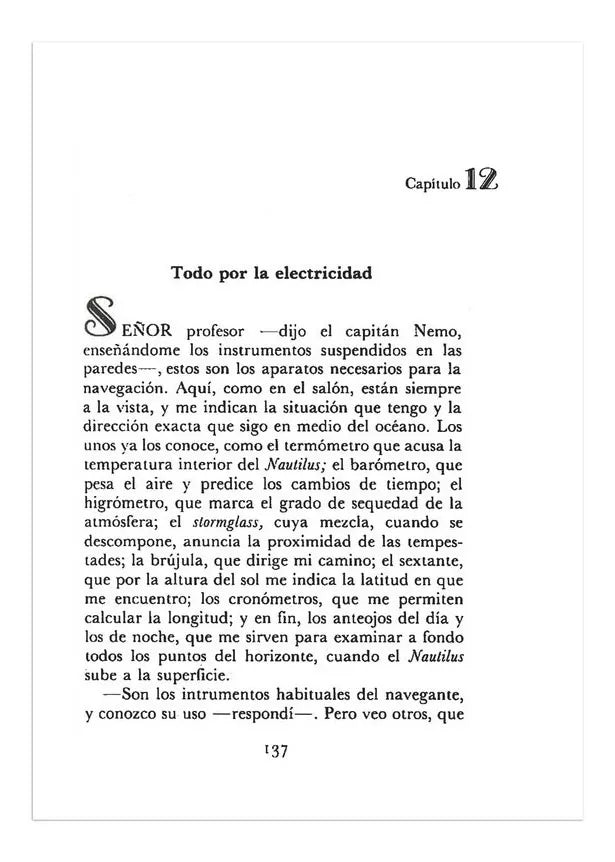 Libro 20,000 Leguas de Viaje Submarino Tomo I
