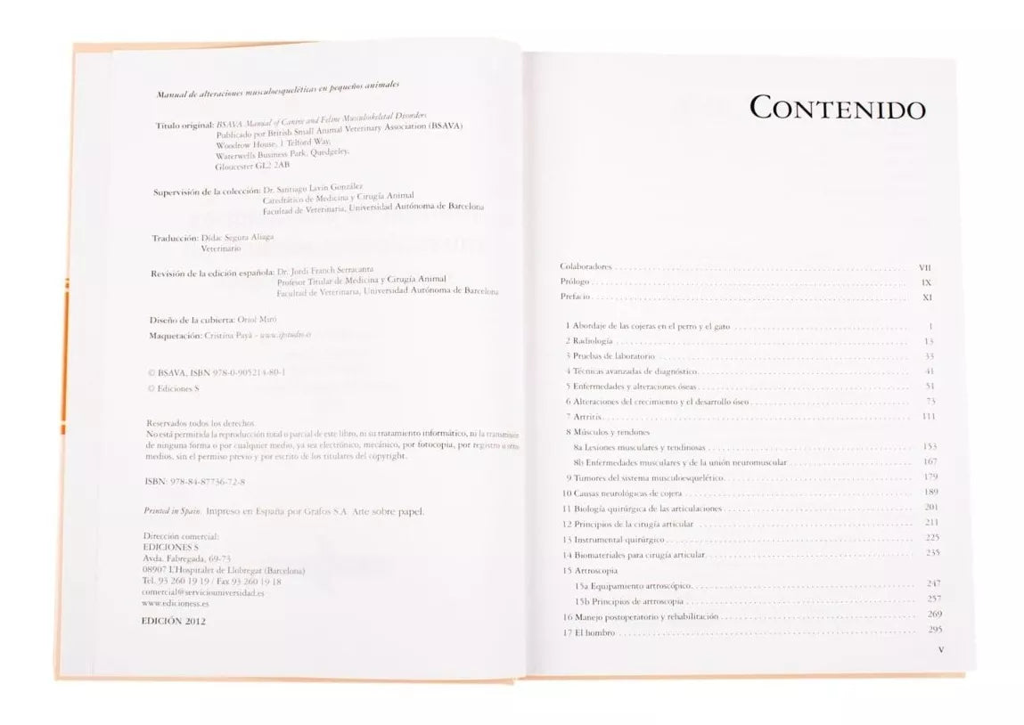 Manual de Alteraciones Musculoesqueléticas en pequeños animales