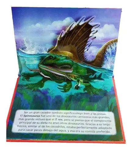 Libro Dinosaurios Pop-up 3d: Grandes Cazadores