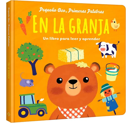 Libro En La Granja Pequeño Oso, Primeras Palabras