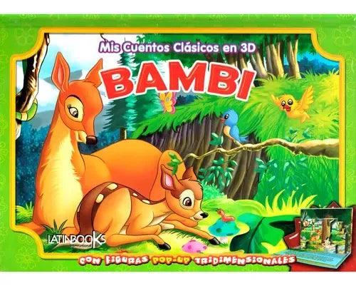 Libro Mis Cuentos Clásicos En 3d Bambi