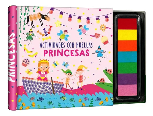 Libro Actividades Con Huellas Princesas